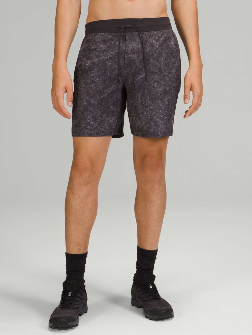 Lululemon Men T.H.E. Short 7" Linerless Small Olive Green Wash Athletic Gym S